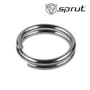 Кольцо заводное SPRUT SR-01 SN №9/23kg Split ring silver nickel (уп.14шт)