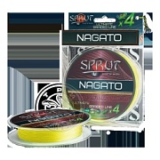 Шнур SPRUT NAGATO Hard Ultimate Braided Line х 4 0.25 mm 95m 19,1kg Fluo Yellow
