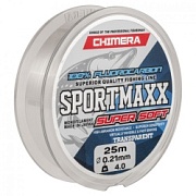 Леска CHIMERA SPORTMAXX 100% Fluorocarbon Super Soft Transparent 25m 0.23mm